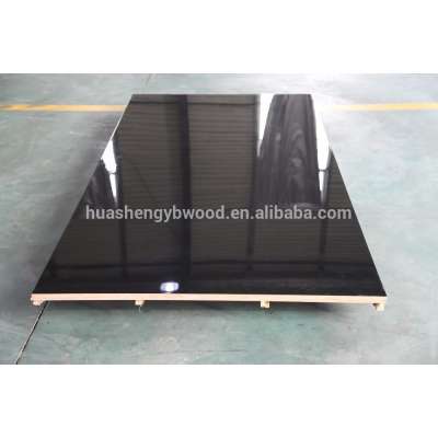 High gloss black color UV mdf board